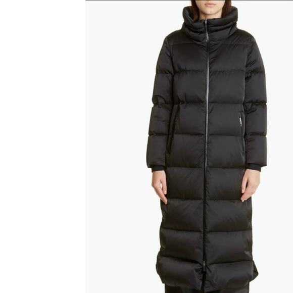 Herno Laminar Black  Quilted Down Long Parka Jacket Coat - Picture 2 of 11